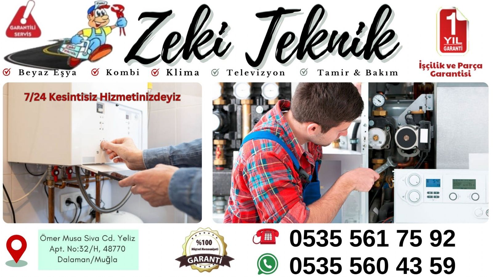 Dalaman Kombi Servisi